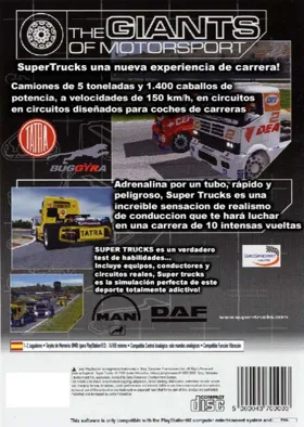 Super Trucks (Japan) box cover back